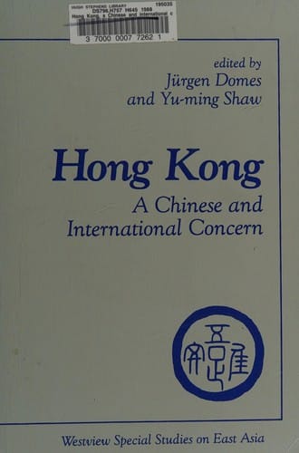 Hong Kong, a Chinese and international concern