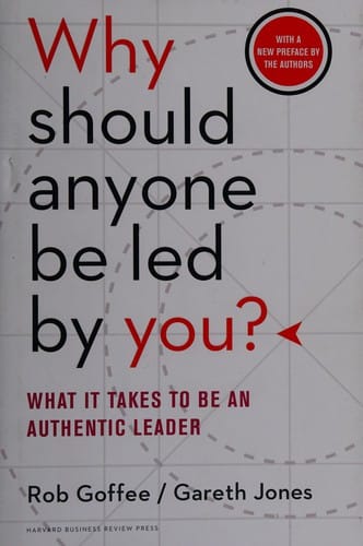 Why should anyone be led by you?