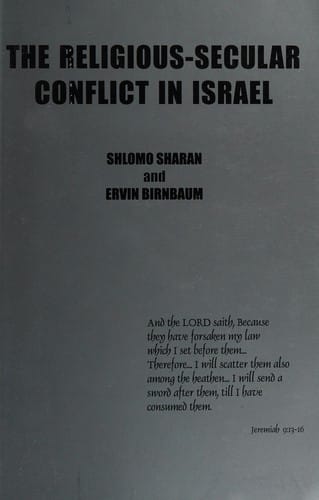 The religious-secular conflict in Israel