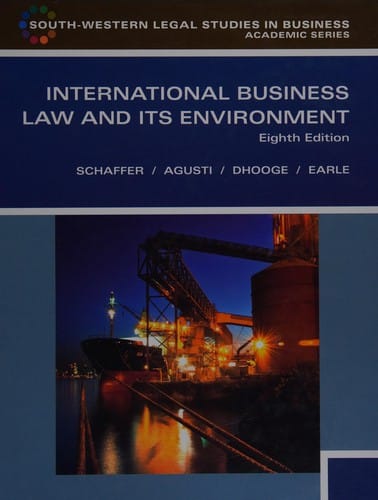 International business law and its environment