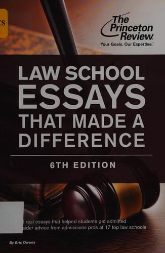 Law school essays that made a difference