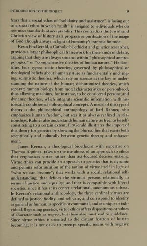 Genetics, theology, and ethics