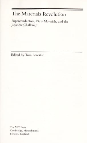 The Materials revolution