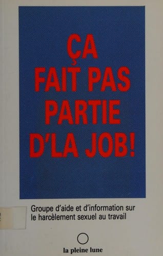 Ça fait pas partie d'la job!