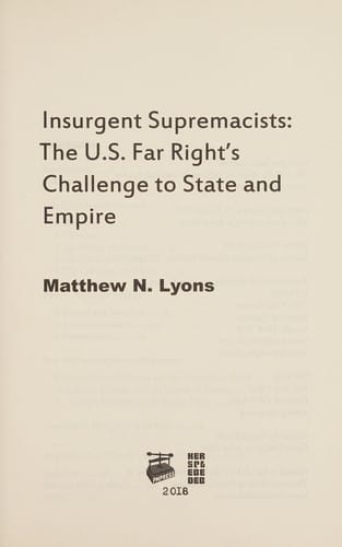 Insurgent supremacists