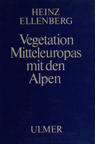 Vegetation Mitteleuropas mit den Alpen