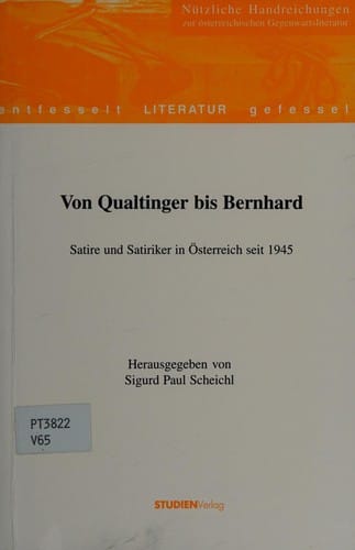 Von Qualtinger bis Bernhard