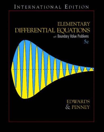 Elementary differential equations with boundary value problems