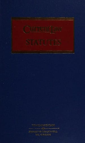 Current law statutes annotated