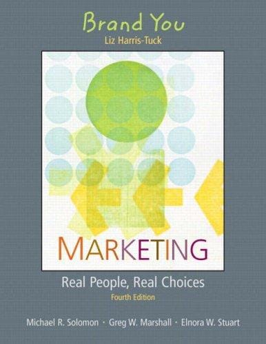 Brand you [supplement to] Marketing : real people, real choices, fourth edition [by] Michal R. Solomon, Greg W. Marshall, Elnora W. Stuart