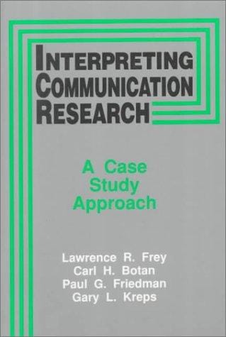 Interpreting communication research