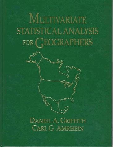 Multivariate statistical analysis for geographers