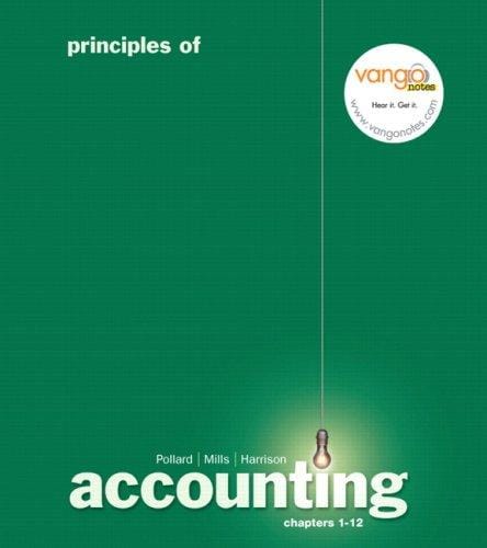 Principles of Accounting FINANCIAL Ch 1-12