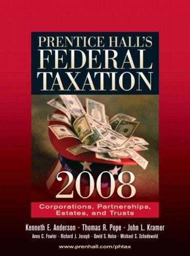 Prentice Hall's federal taxation 2008