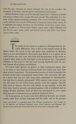 Essentials of the theory of fiction