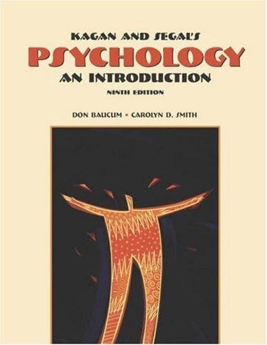 Kagan & Segal's psychology