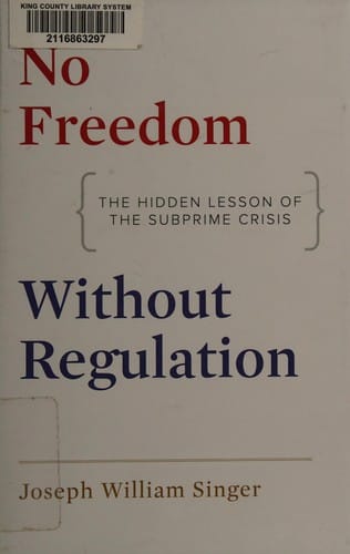 No freedom without regulation