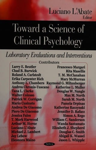 Toward a science of clinical psychology