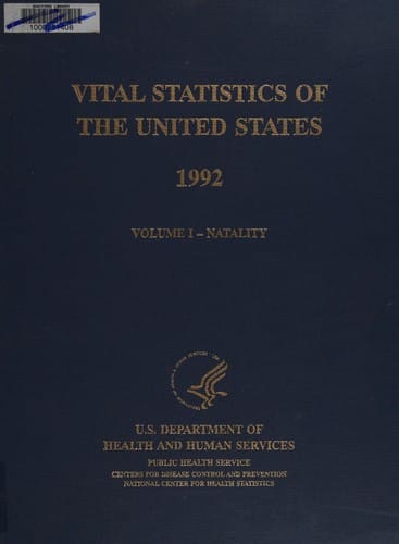 Vital statistics of the United States, 1993