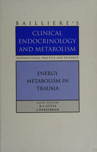 Energy metabolism in trauma