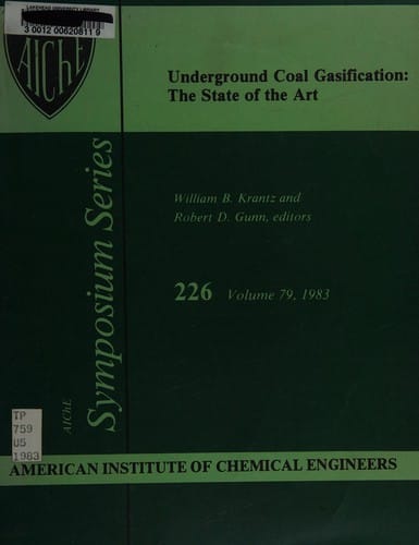 Underground coal gasification