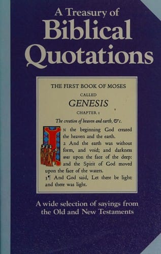 A Treasury of biblicalquotations