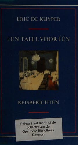 Een tafel voor een