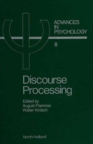 Discourse processing