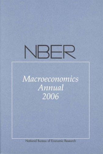 NBER macroeconomics annual 2006