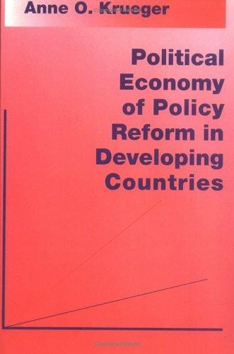 Political Economy of Policy Reform (Ohlin Lectures)