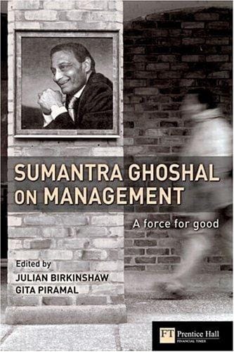 Sumantra Ghoshal on management
