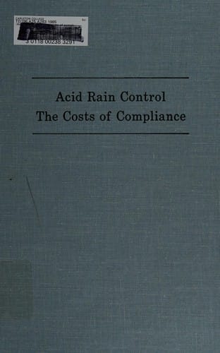 Acid rain control