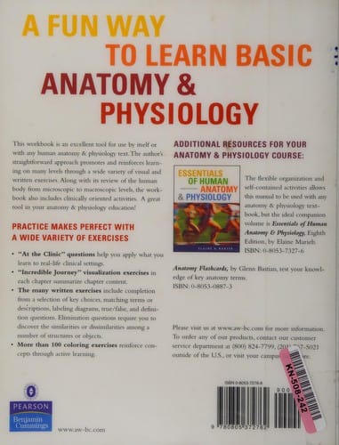Anatomy & physiology coloring workbook