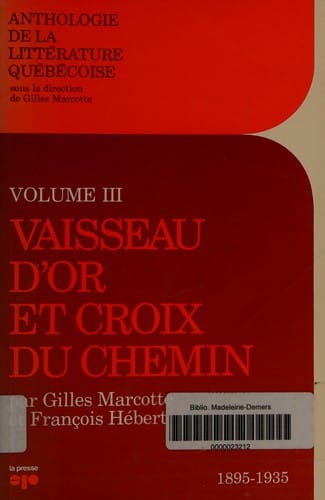 Anthologie de la littérature québécoise