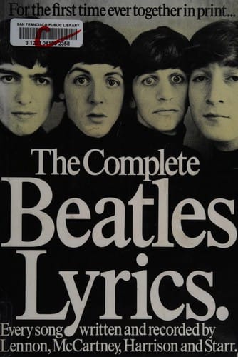 The complete Beatles lyrics