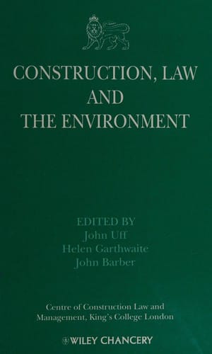 Construction, law, and the environment