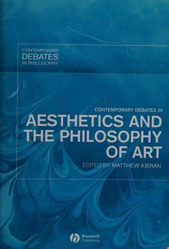 Contemporary debates in aesthetics and the philosophy of art