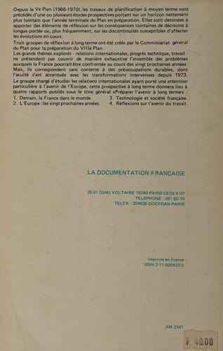 Demain, la France dans le monde