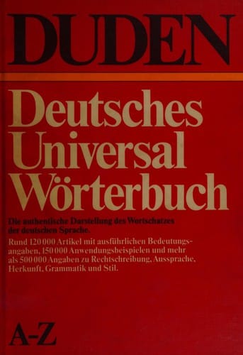 Duden, deutsches Universalwörterbuch