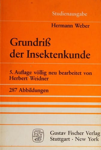Grundriss der Insektenkunde