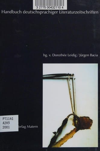 Handbuch deutschsprachiger Literaturzeitschriften