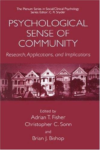 Psychological sense of community