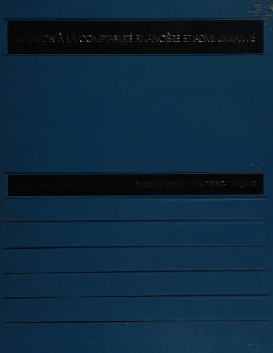Initiation à la comptabilité financière et administrative