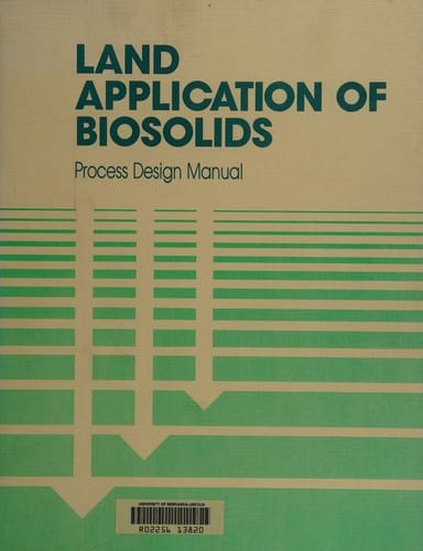 Land application of biosolids