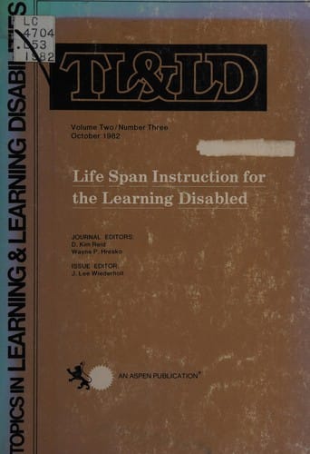 Life span instruction for the learning disabled