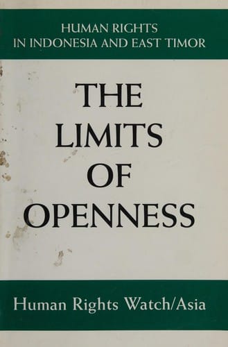 The Limits of openness