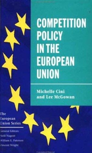 Competition policy in the European Union