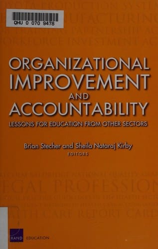 Organizational improvement and accountability