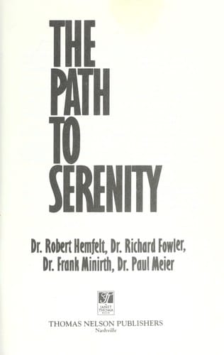 The Path to serenity