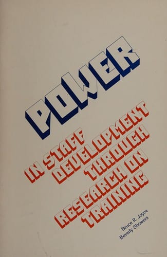 Power in staff development through research on training